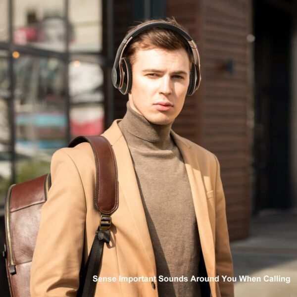 Rebocico Wireless Headphones, 65hrs play time