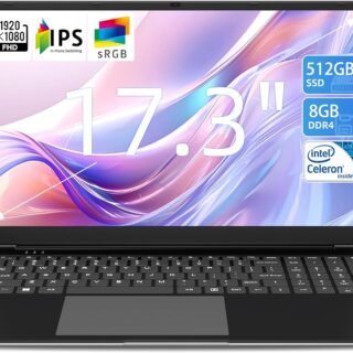 SGIN 17.3 Inch Laptop 8GB DDR4 512GB SSD