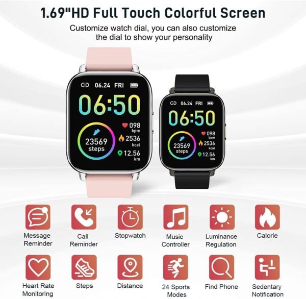 Smart watch for iOS and Android