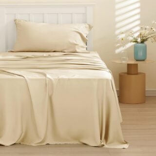 Twin Bed sheet Alabaster Gleam